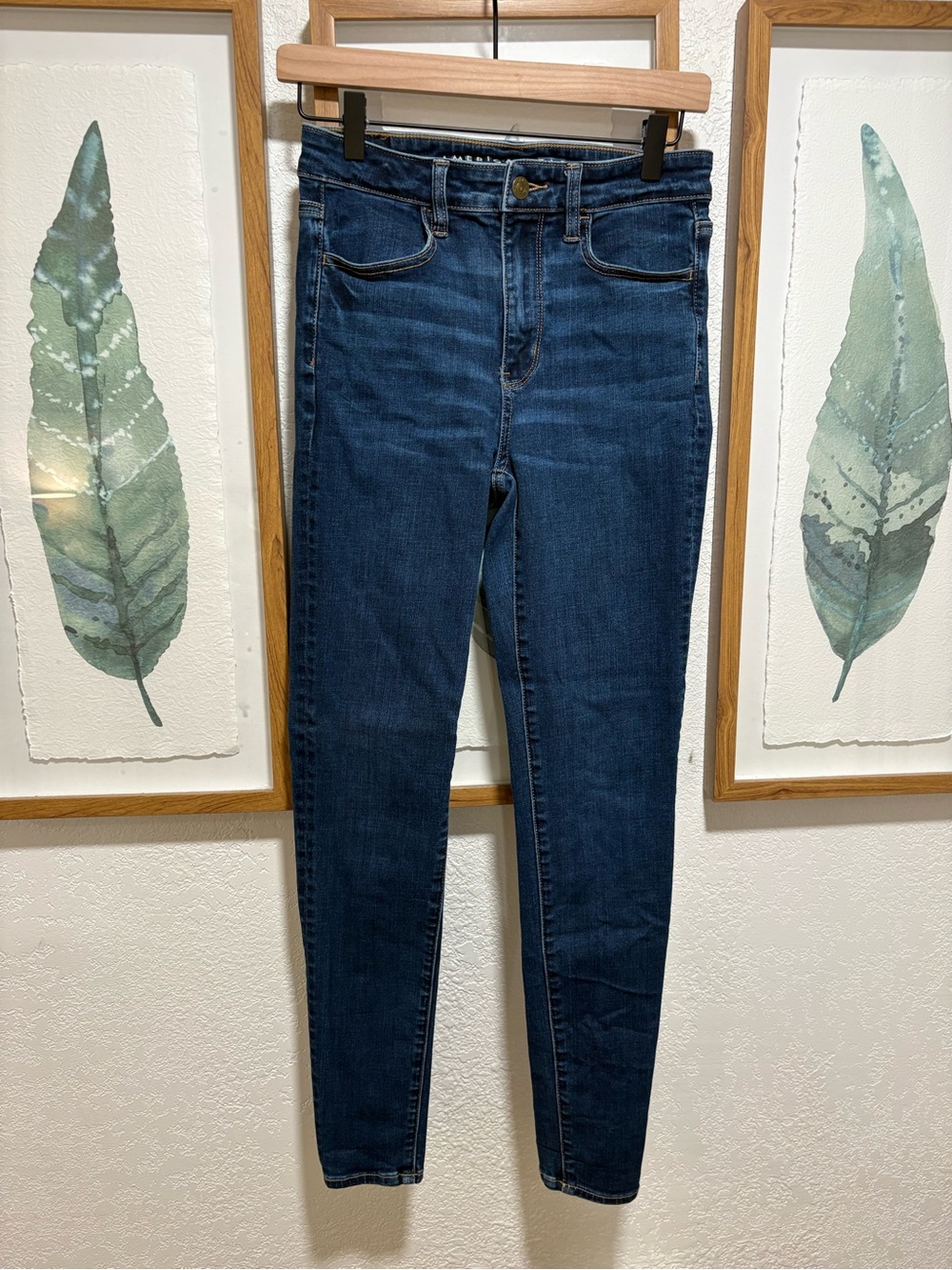 AE Dark wash skinny jeans